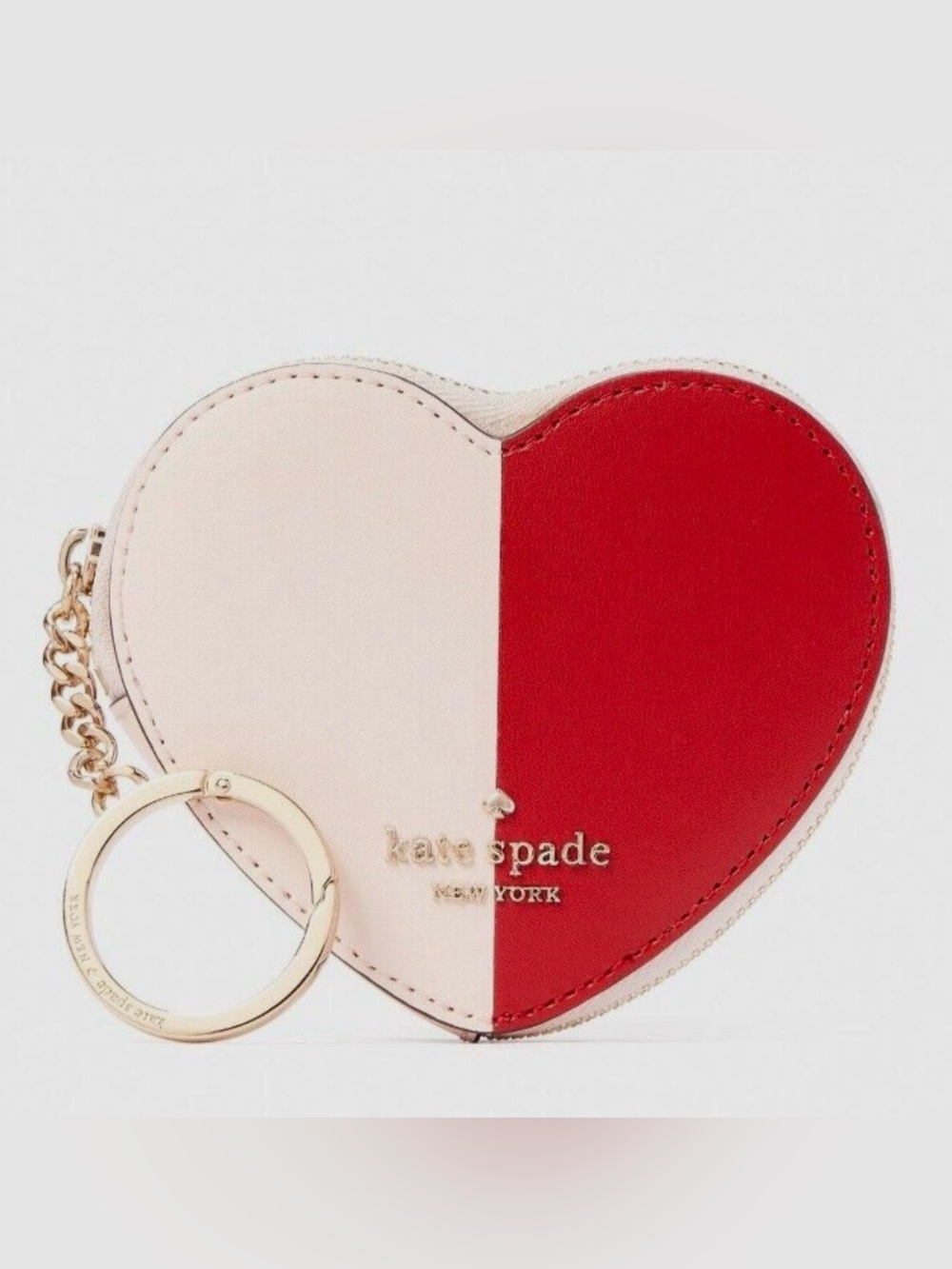 Kate Spade Love Shack Heart Coin Purse With Keyring - NWT